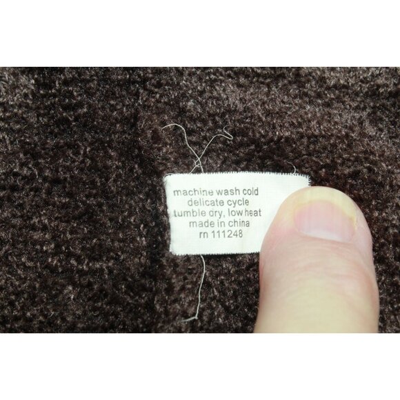 Barefoot Dreams Brown Draped Open Front Soft Cardigan Cozy Chic Lite Size S/M - Picture 11 of 12